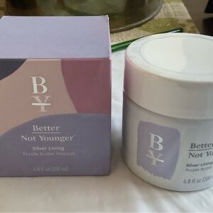Better not Younger Silver Lining Purple Butter Masque for Hair 6.8oz-New,Sealed